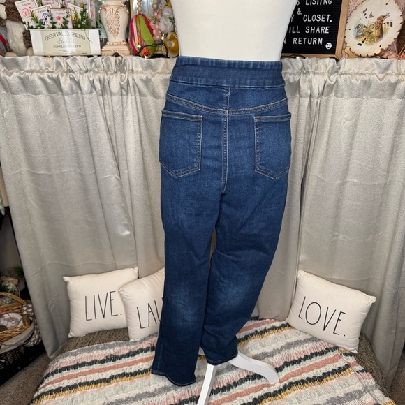 Chico's Blue Jeggings High-Waisted Denim Size 14P - Picture 4 of 9